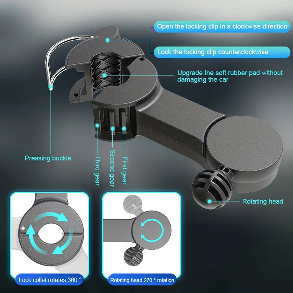 Dual-Head Fan for Car Seats Dual-Head Fan for Car Seats